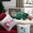 Hartmann Modern Geometric Christmas Tree Throw Pillow