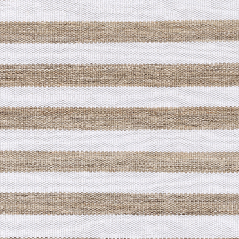 Tapis d'intérieur rayé tissé à la main P.E.T Tashonda 5 pi x 8 pi, 5 pi x 8 pi