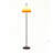 Gradient Glass Globe Tall Floor Light Fixture