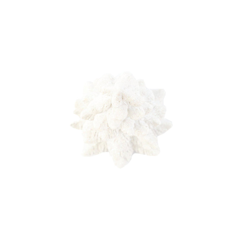 Accessoire de village de Noël - Arbre scintillant blanc, Paillettes blanches