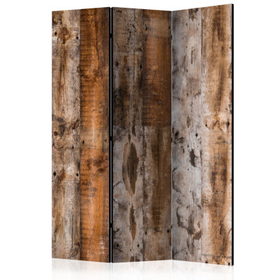 135cm W x 172cm H 3 - Panel Wood Folding Room Divider