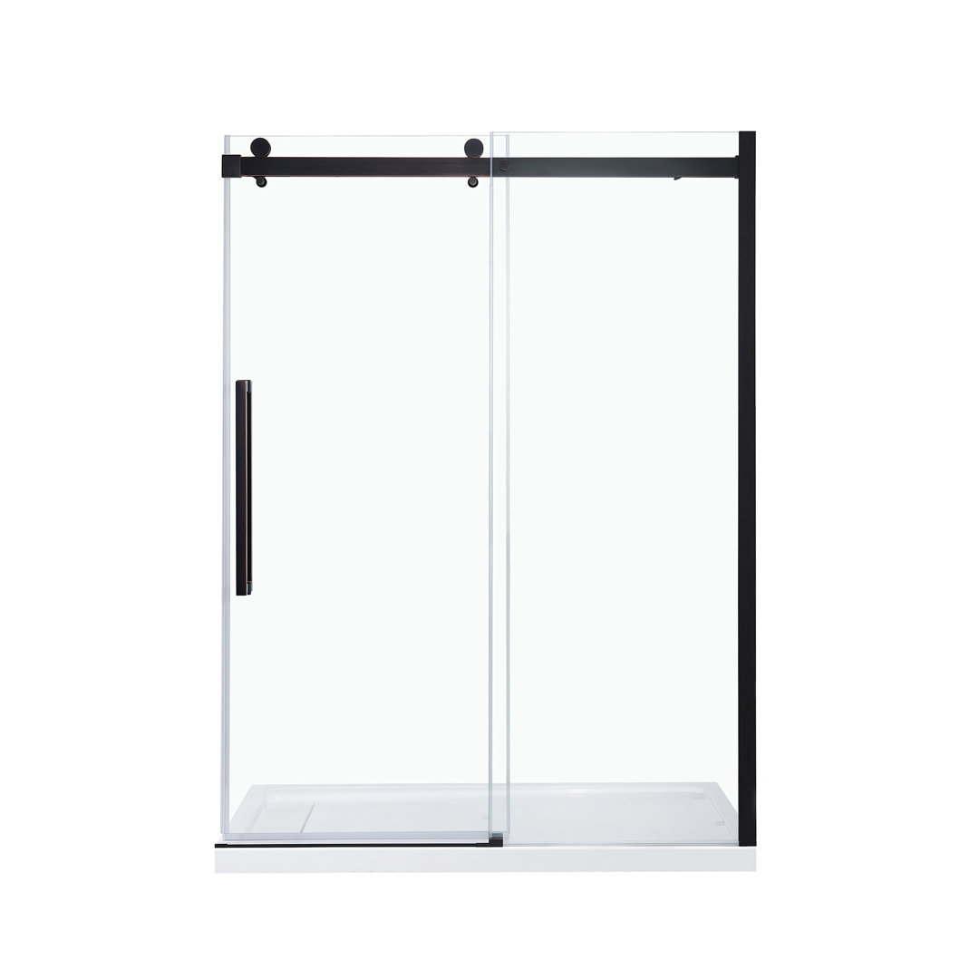 OVE Decors Bel Soft Close 60" x 78" Frameless Sliding Soft Close Shower Door Ove Decors 