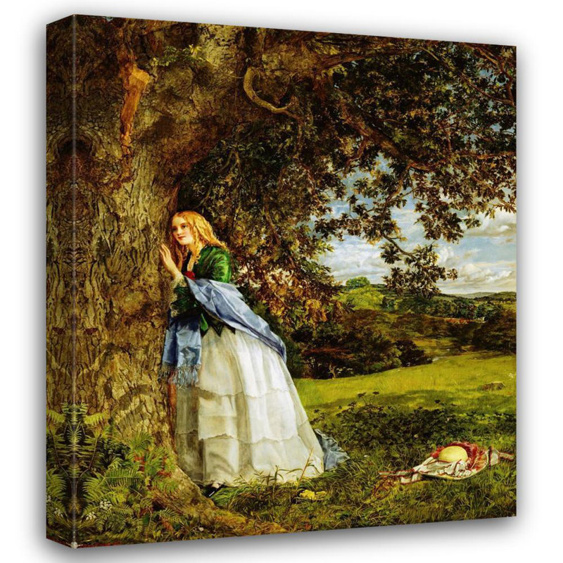 "Talking Oak" par William Maw Egley - Art mural sur toile tendue avec châssis, H 18 po x l 14 po