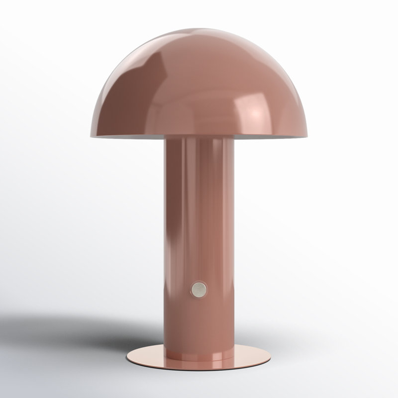 Lampe de table simple 10,75 po Viv, Rose