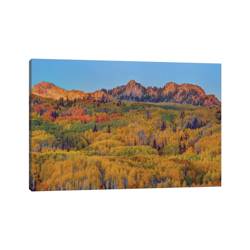Last Rays Over An Autumn Showcase by Bill Sherrell - Wrapped Canvas Gallery-Wrapped Canvas Giclée
