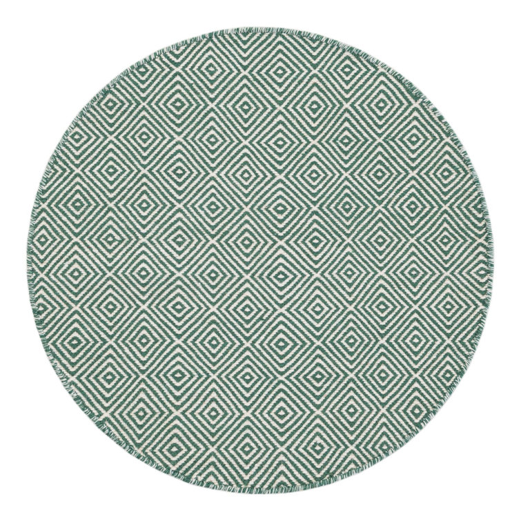 Traetyn Flatweave Wool Geometric Indoor Rug