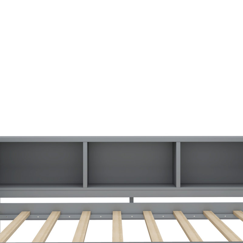 Lit de jour avec couchette, Grey, Lit simple