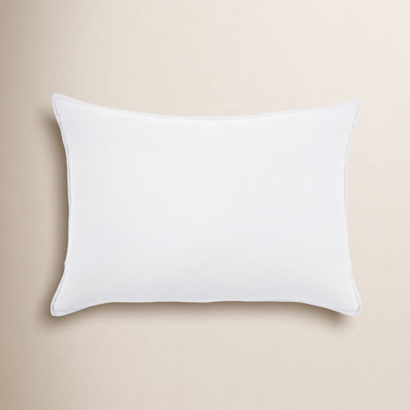 Waverly Lumbar Pillow Cover & Insert, White