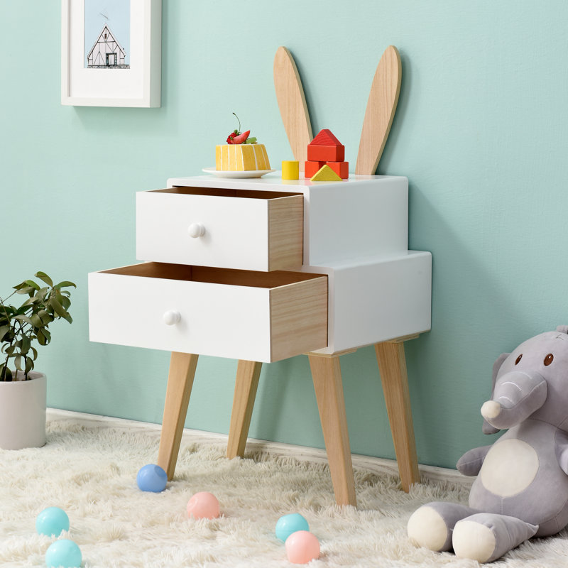 Rogue 2 Drawer Nightstand