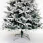 Arbre de Noël articulé enneigé avec des pointes réalistes