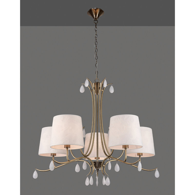 Oney 5 - Light Pendant, Antique Brass