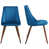 Velours bleu foncé