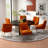 Baudel Tufted Velvet Side Chair with Metal Legs (Set of 6)-2118699837