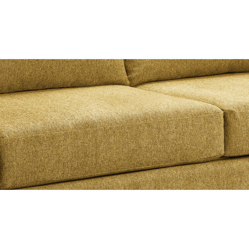 Adilkhan 3 Seater Sofa, Mustard