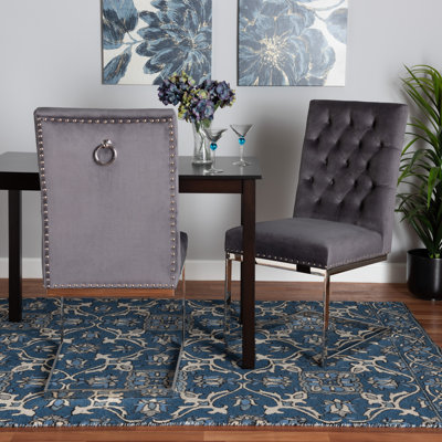 15.5'' H Tufted Upholstered Parsons Chair