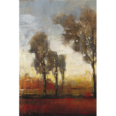 Tall Trees I - Wrapped Canvas Painting
