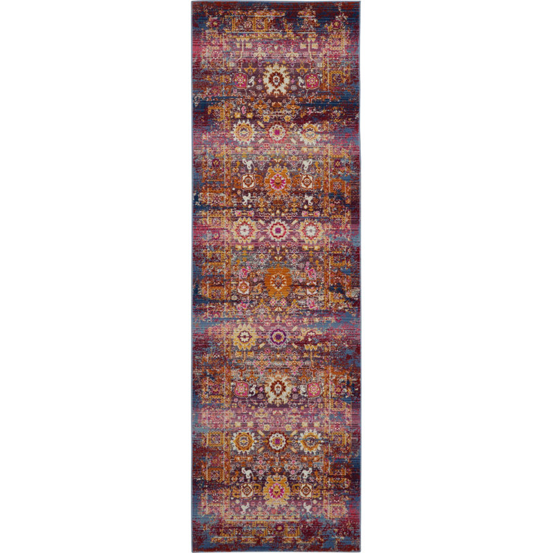 Lowndes Oriental Indoor Rug, Runner 2'4" x 8'
