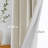 Vishrut Linen Blended Slub Textured 100% Blackout Back Tab Curtain Pair-1513606334-1515521051