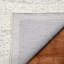 Tapis damassé en laine et coton bleu clair / ivoire Chaleb-834300437