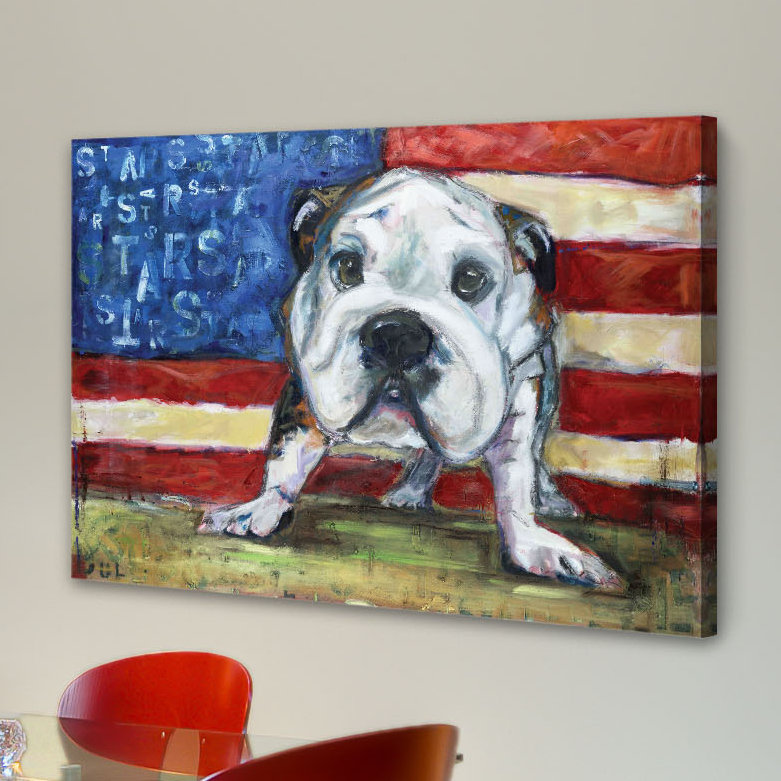 «No Bull» par Tori Campisi - reproduction sur toile tendue, H 24 po x l 36 po x 1,5 po