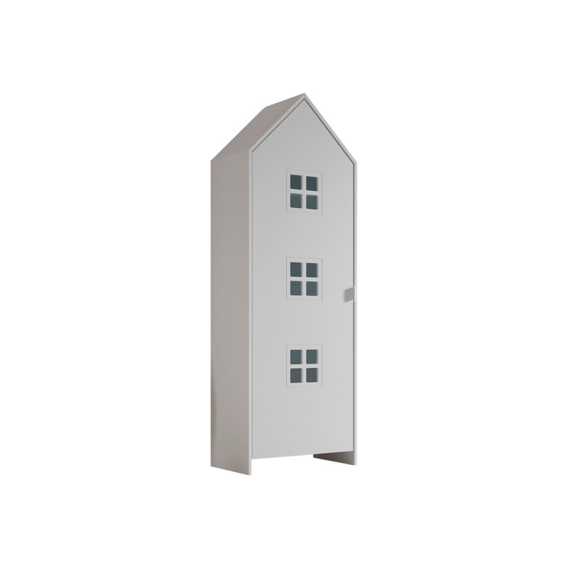 Casami Bruges 1 Door Wardrobe, White