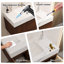 Meuble-lavabo suspendu de 91 cm (36 po) avec dessus en pierre frittée sans joint et lavabo en céramique – 1 tiroir à fermeture douce + 1 armoire, fixation murale-729145207