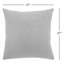 Housse de coussin rectangulaire avec insert lombaire 100% coton Zoya-87851264