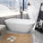 62.9'' x 29.52'' Soaking Solid Surface Bathtub