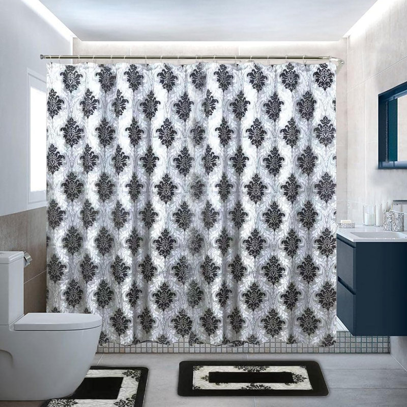 Rideau de douche Jonier avec crochets inclus