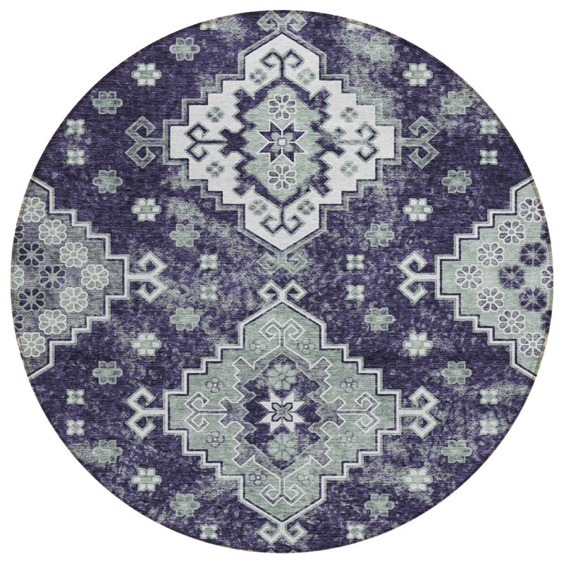 Tapis rond 8 po Sage