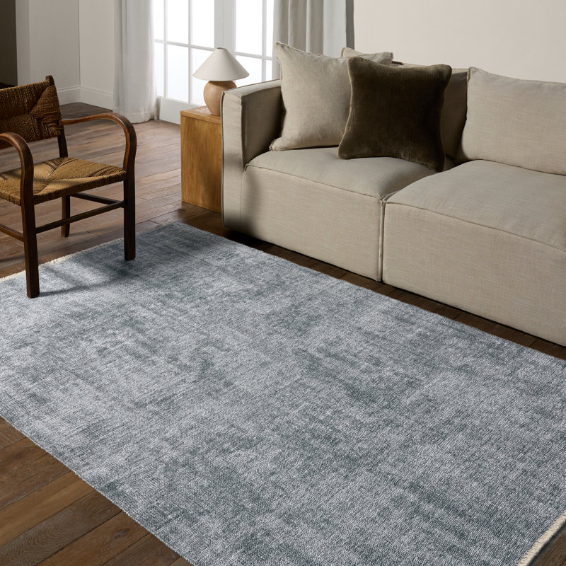 Tapis gris clair tissé à la machine Vibe par Jaipur Living Tiaret (8 pi 6 po x 11 pi 6 po), Rectangle 8 pi 6 po x 11 pi 6 po