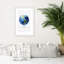 Earth Planet Cosmos - Single Picture Frame Print-1781341733-1781341734