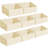 Bins Cube Storage Organizer - 8 Pack Fabric Trapezoid Storage Cubes For Bins And Baskets For Shelves Collapsible Non-Separating Trapezoidal Flared Cube Organizer-113879445