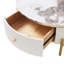 Table basse moderne avec 2 grands tiroirs de rangement Modern (31,5 po)
