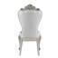 Crème et chaises d'appoint dorées (2) - Style charmant et (de 2)
