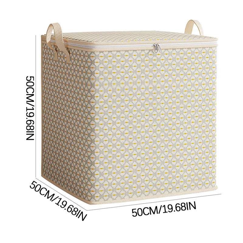 Sac de rangement non-tissé à fermeture à glissière, 150