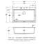 Évier de cuisine en quartz - Évier de cuisine en granite blanc à montage sur plan de travail 33 po x 22 po-121085667
