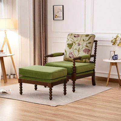 Chaise texturée en tissu jacquard