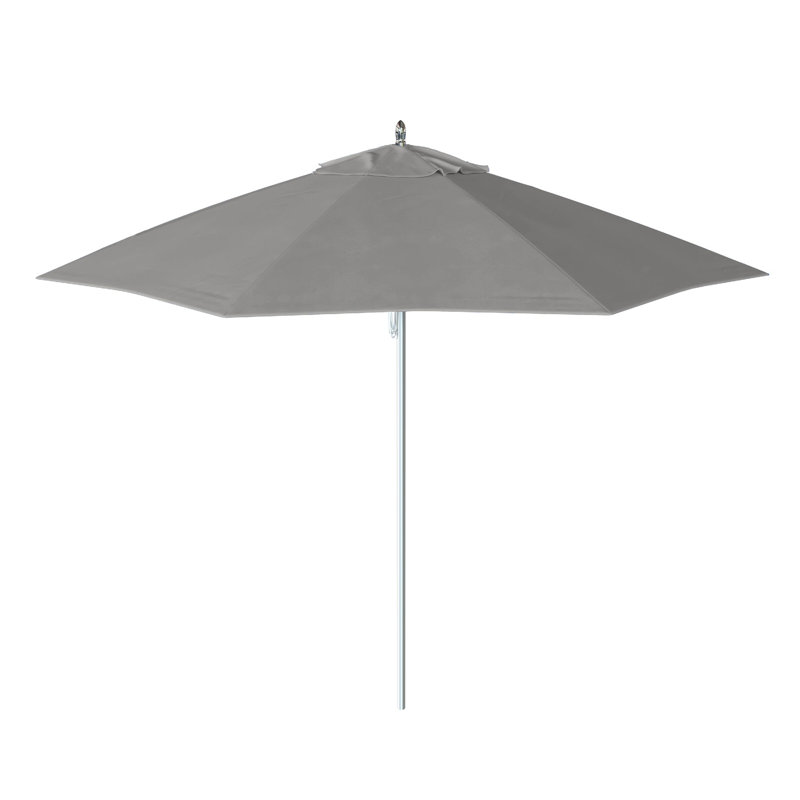 Parasol de marché 9 pi Caelo, Toile granit Sunbrella®