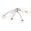 Silvia Glass Semi Flush Mount-58962114
