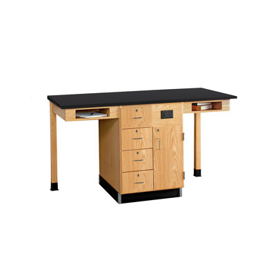 Diversified Woodcrafts 66'' L x 30'' W Rectangle Resin Workstation