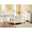 Lit double de style moderne avec tête de lit en contreplaqué blanc et repose-pieds avec structure solide-1808177288