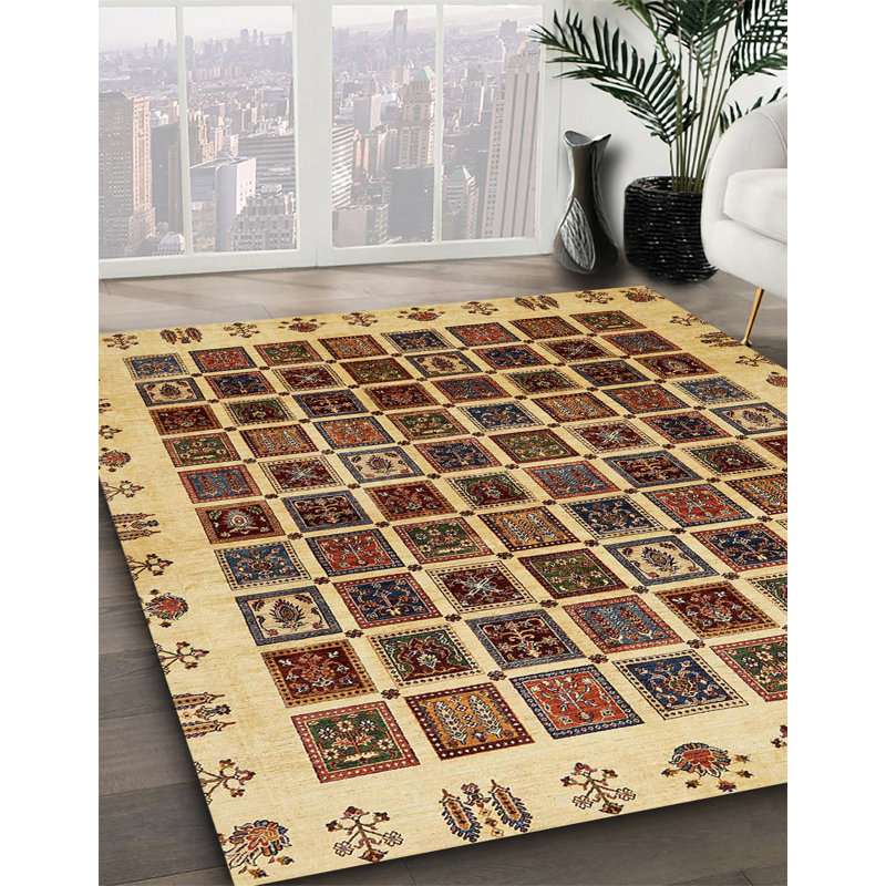 Tapis abstrait moderne 657, Carré 5 pi