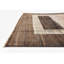 Tapis de la surface en laine brun/beige 6 pi 8 po x 9 pi 6 po one-of-kind à la main noué la new age Nash