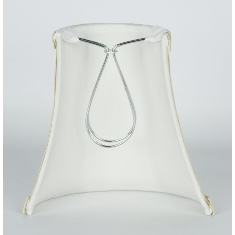 5'' H Silk Bell Wall Sconce Shade, Cream