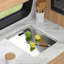Évier de cuisine encastrable L 15 po x l 17 po avec station de travail pour station de travail pour véhicule récréatif 16G avec robinet de cuisine pliable et planche à découper-113052734