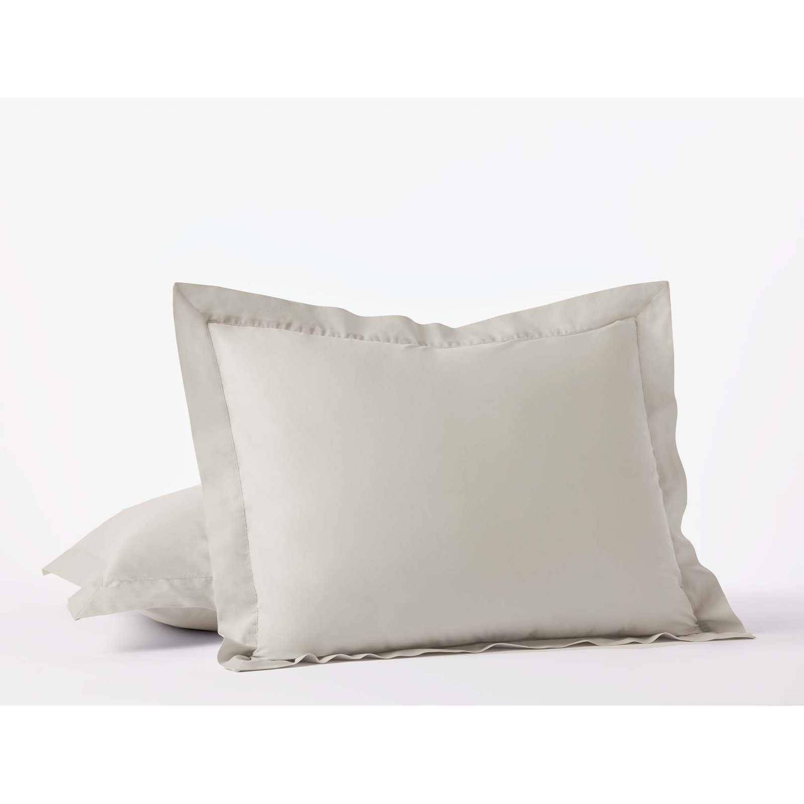 Refined Organic Classic Organic Percale Sham, Standard, Stone