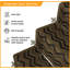 Stair Runner Abner Chevron Hand Woven Indoor Area Rug-40893569