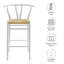 Tabouret de bar Amish-108891647-108891651