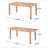 Outdoor Expandable Acacia Wood Dining Table,Natural-1190363316